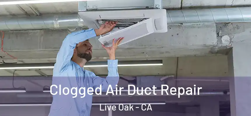  Clogged Air Duct Repair Live Oak - CA