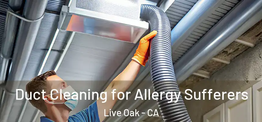  Duct Cleaning for Allergy Sufferers Live Oak - CA